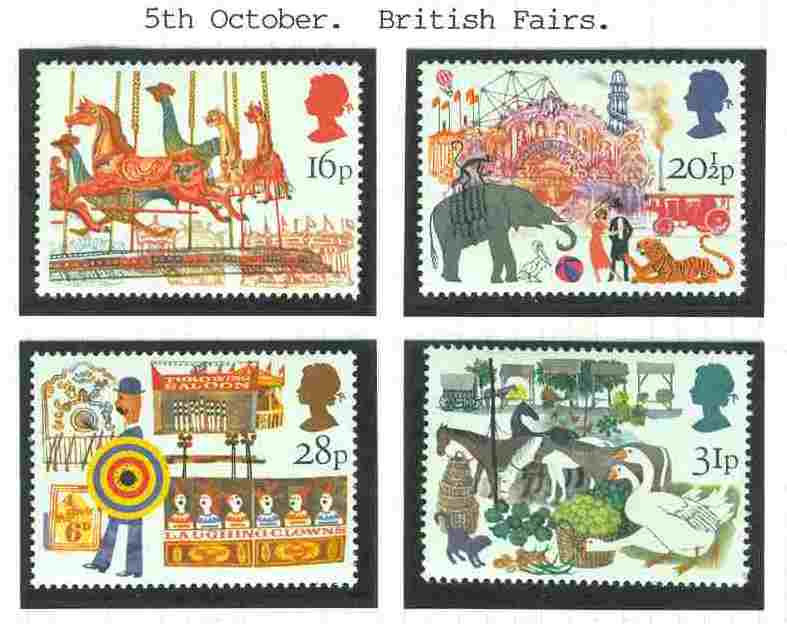 1983 GB - SG1227-30 British Fairs Set (4) MNH